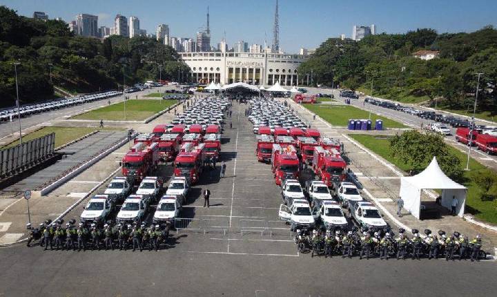 Governo de SP investe R$ 161,5 milhões em viaturas, armas e equipamentos para policiais e bombeiros