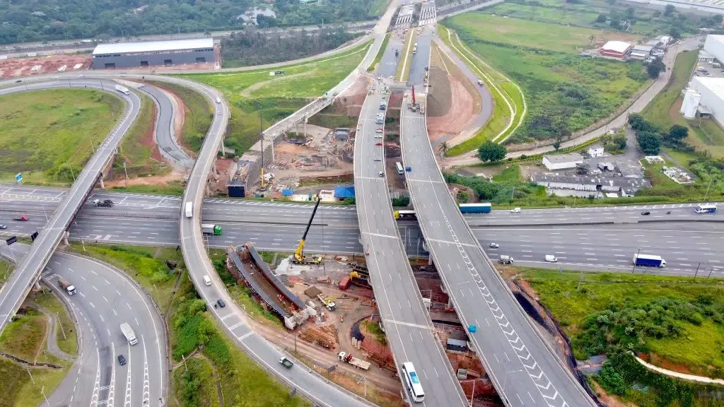 Obras do Rodoanel Norte alcançam 51% de execução